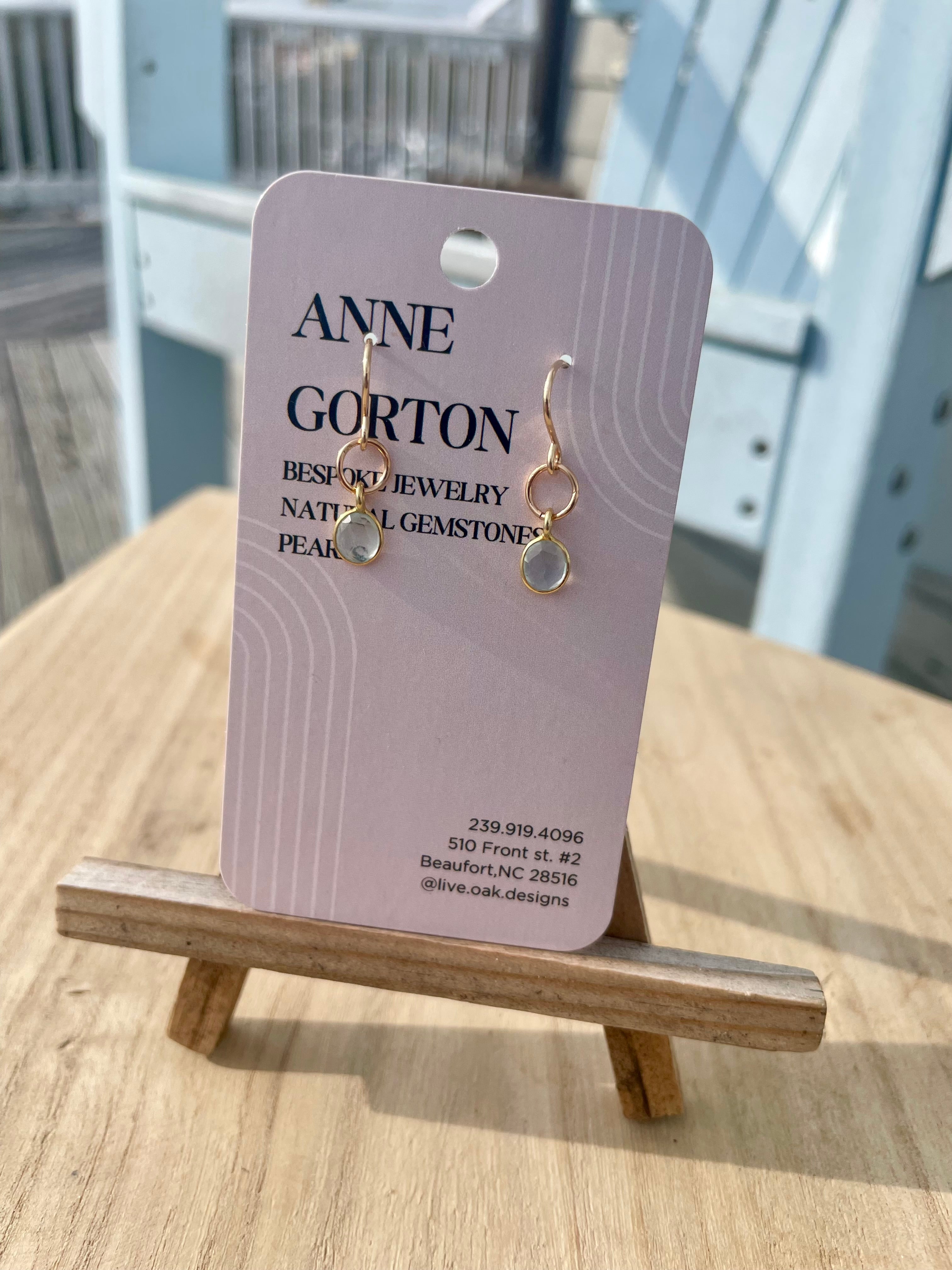 Morning Light Drops aquamarine drops