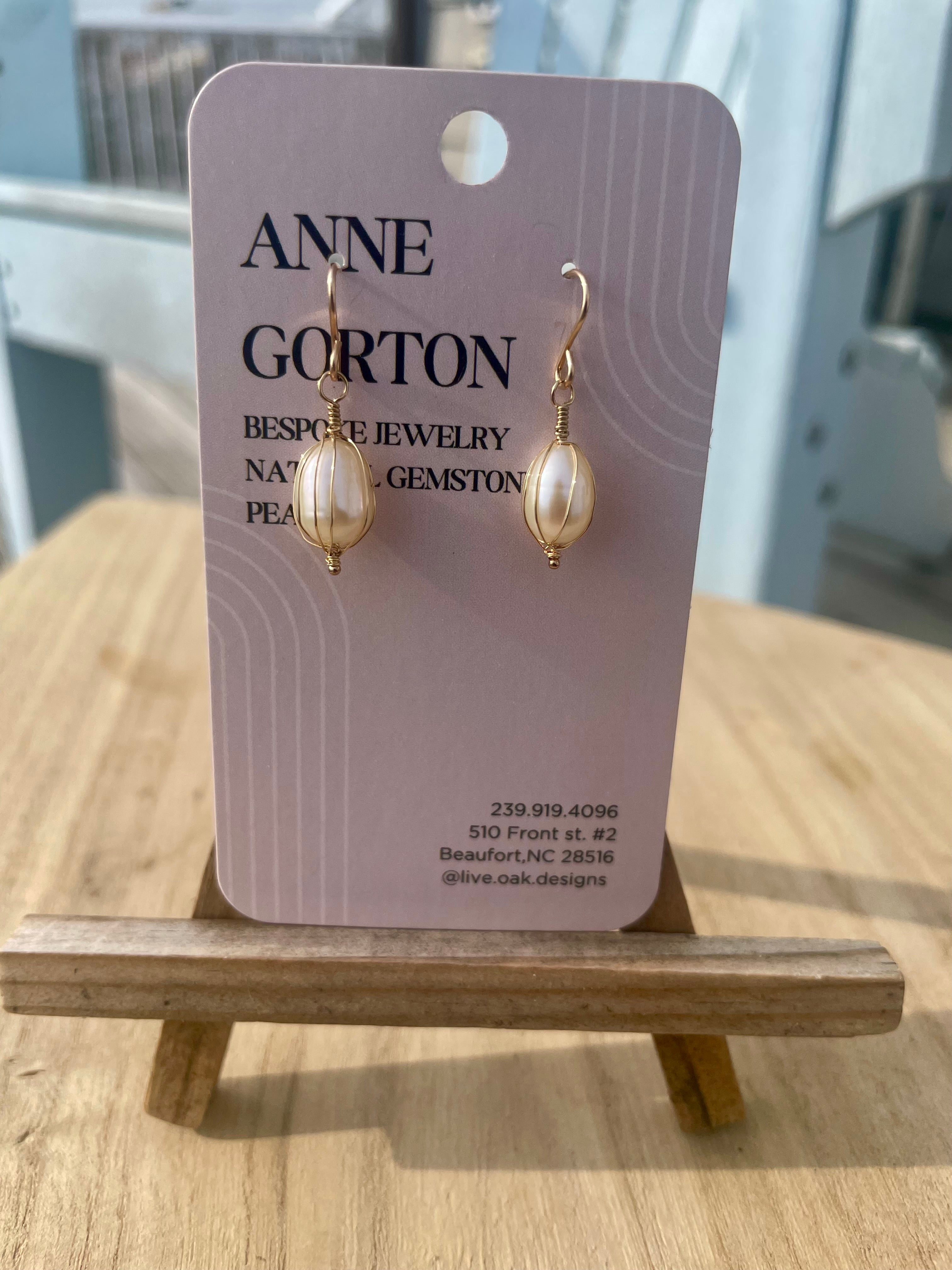 Saltlight Pearl Drops    Wrapped Pearls