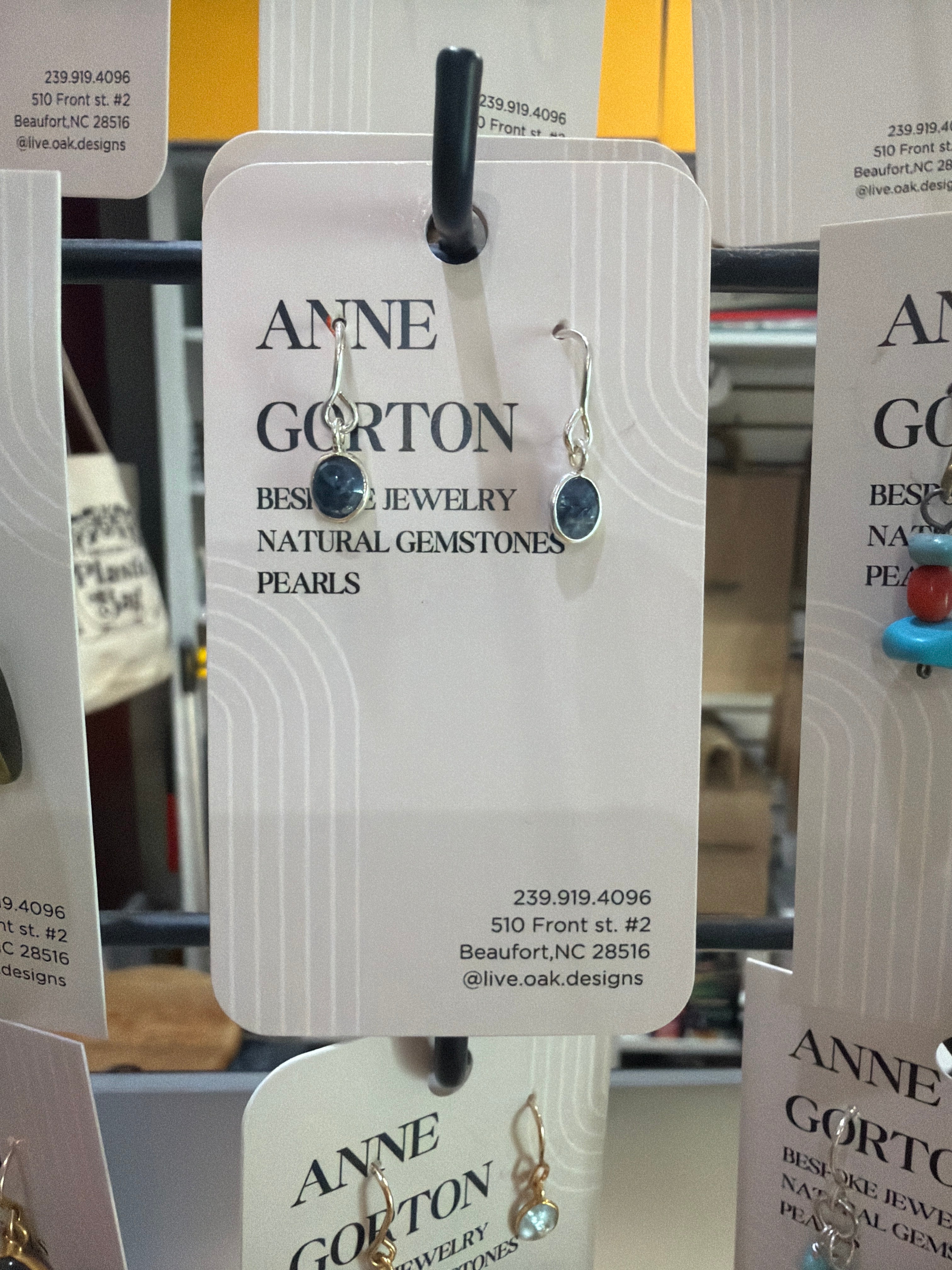 Blue Clarity
Blue Sapphire Drop Earrings