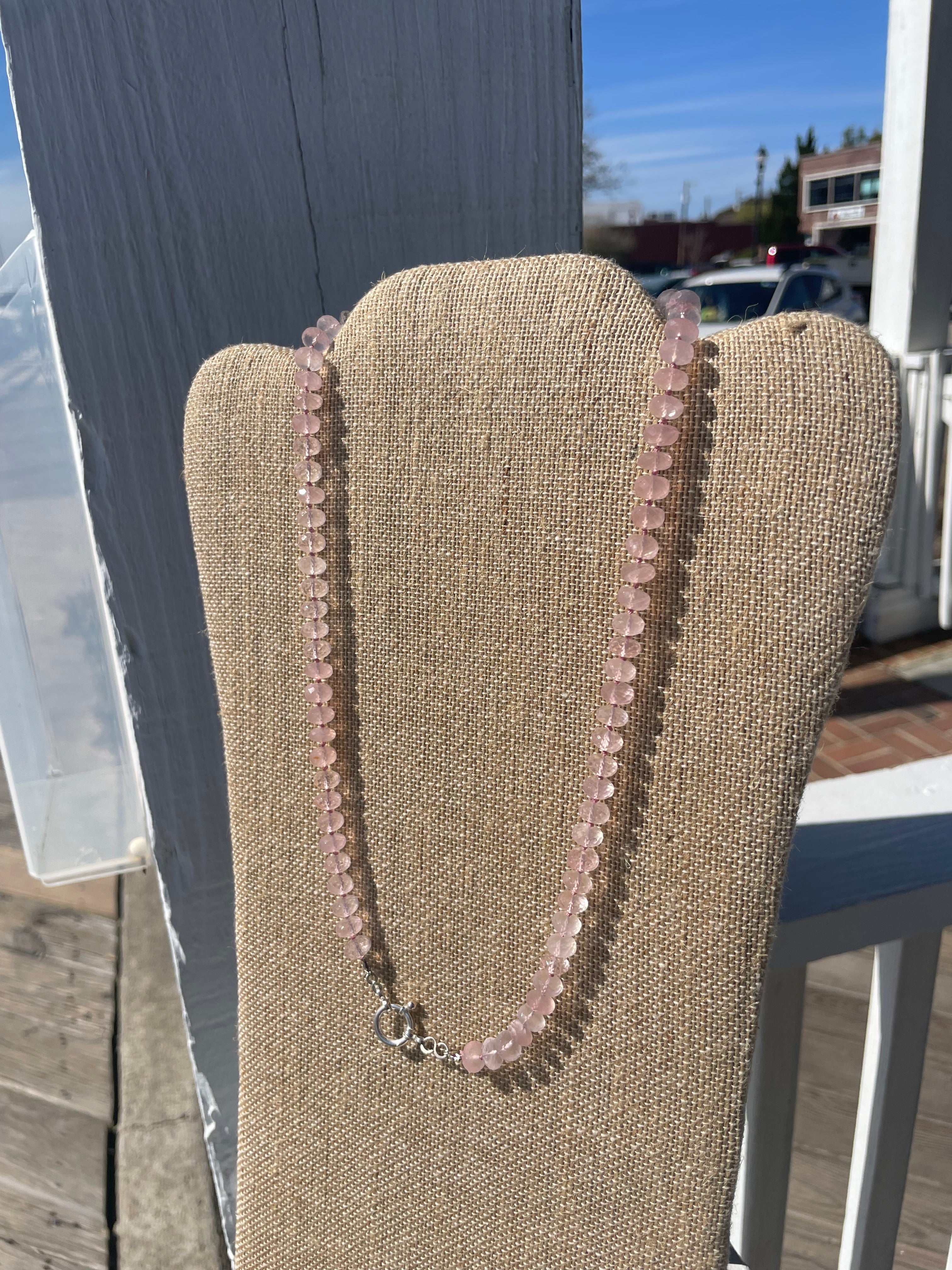 Blush Current

Rose Quartz Strand, 22”