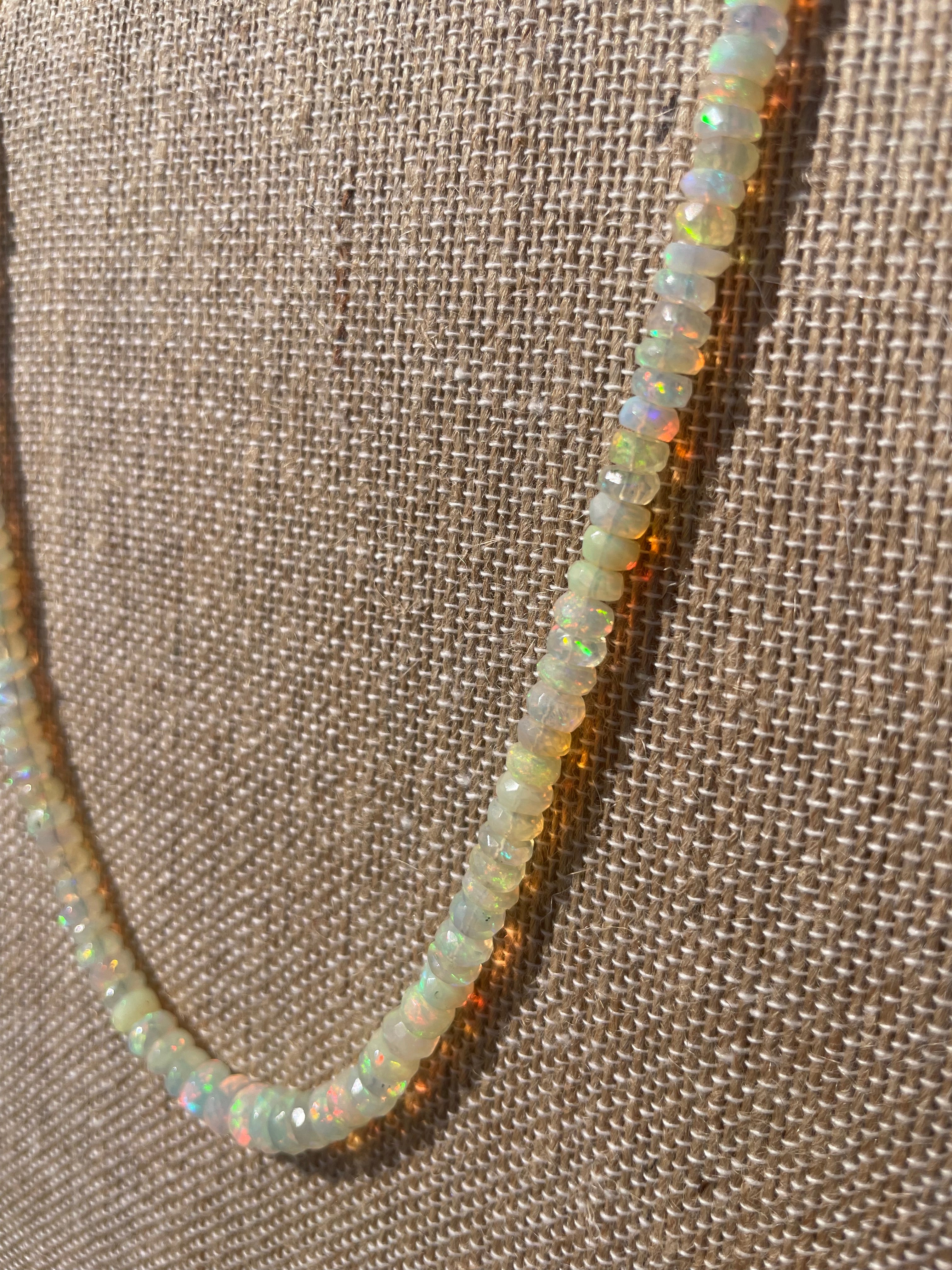Soft Fire
Ethiopian Opal Strand · 18 inches