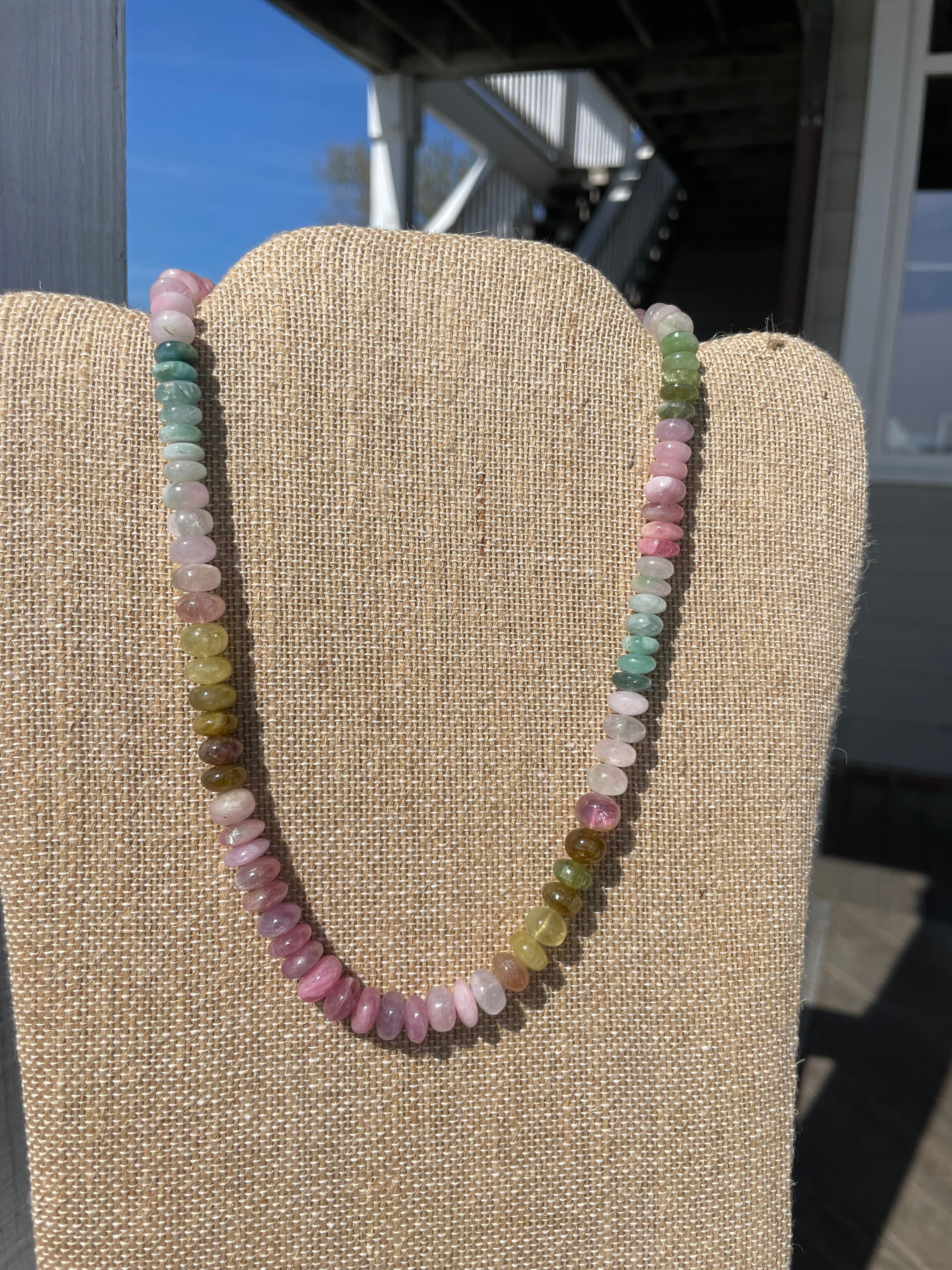 Garden Current
Afghani Tourmaline Necklace