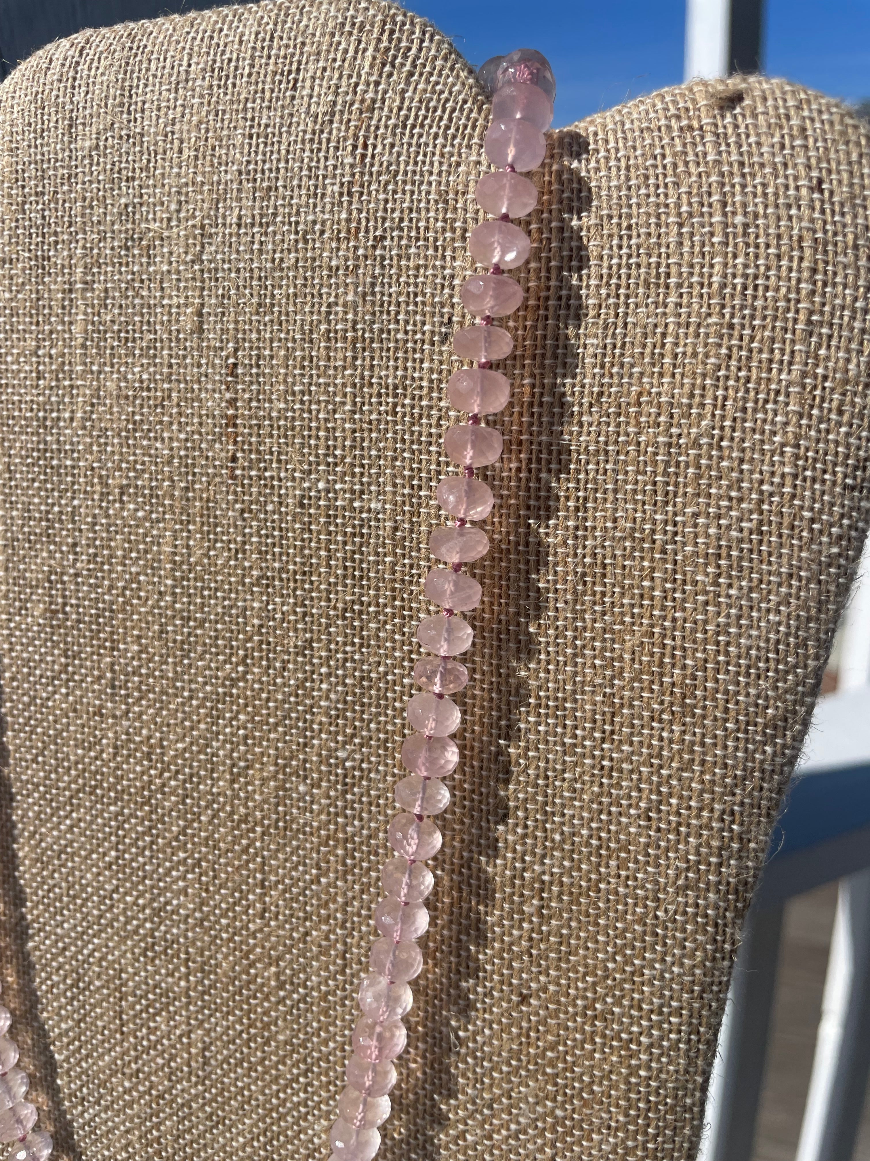 Blush Current

Rose Quartz Strand, 22”