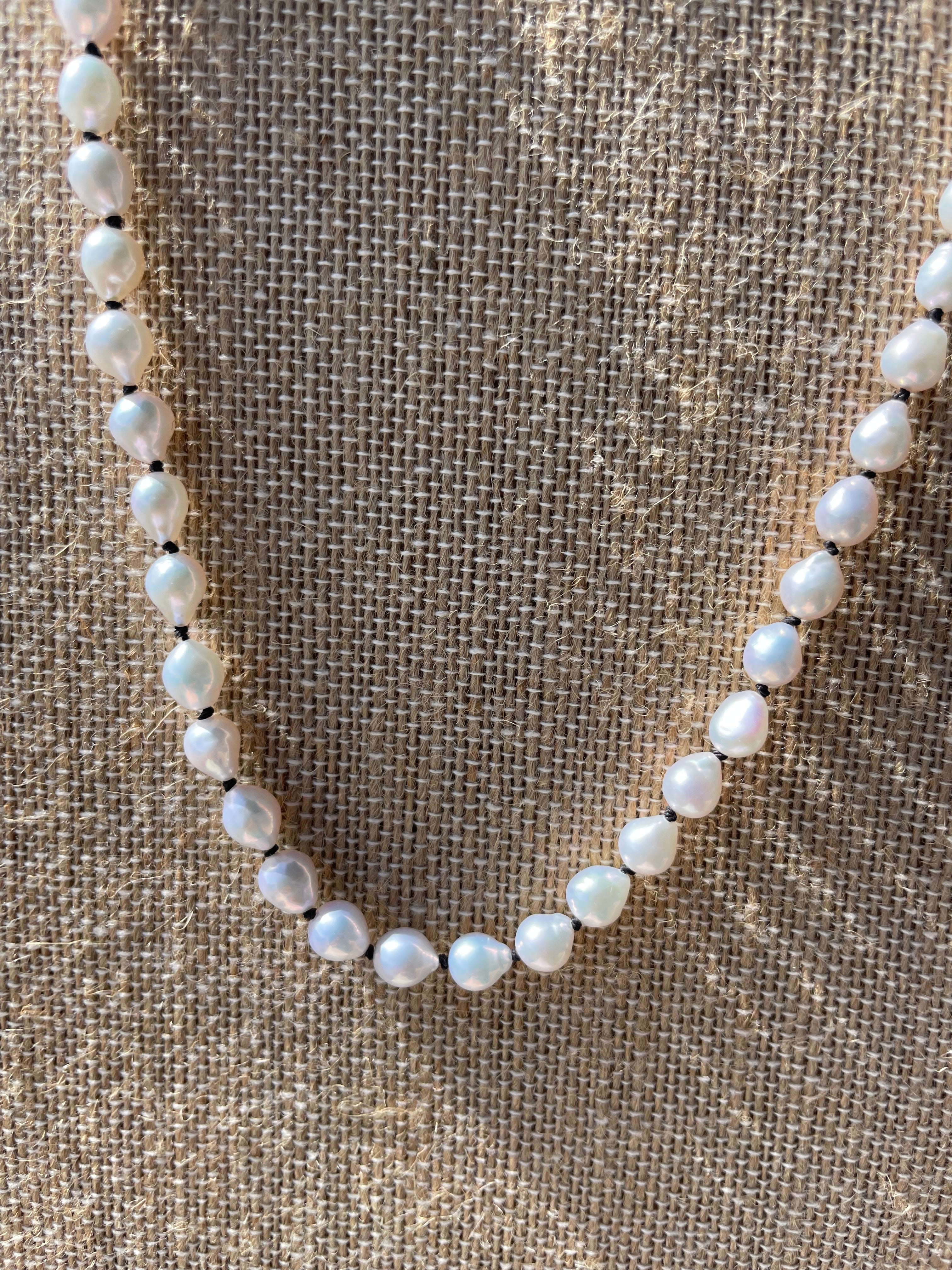 Stillwater Strand Freshwater Pearl Necklace · 17”