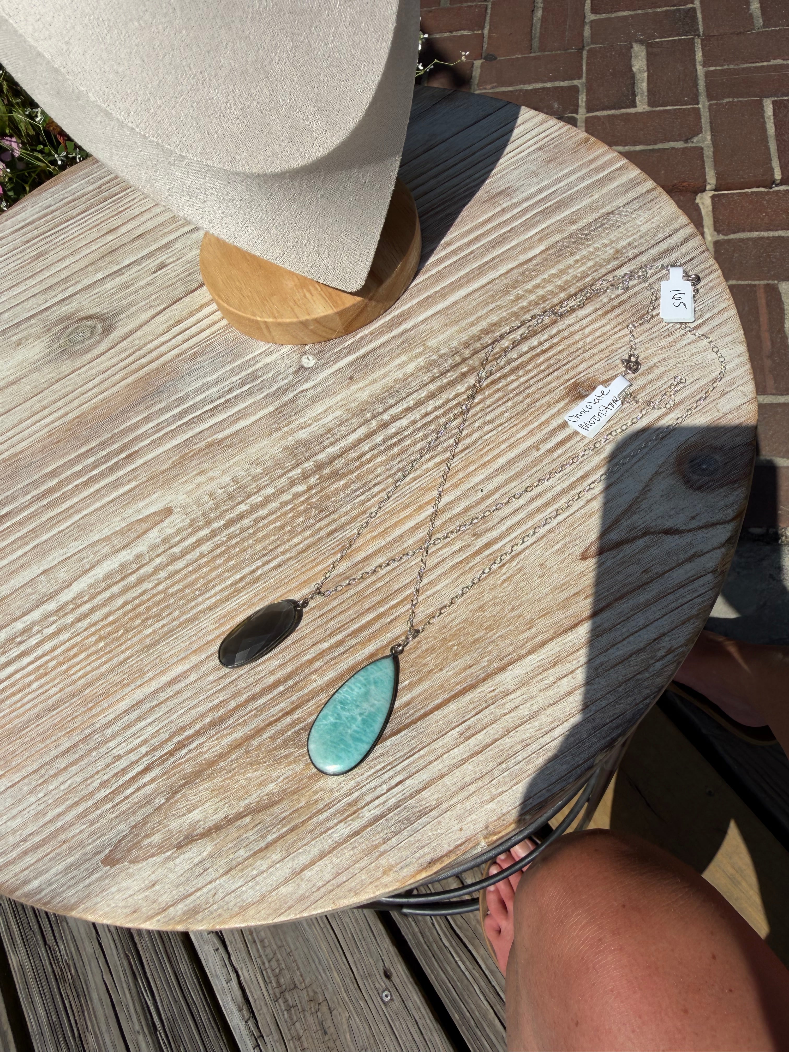 Tide & Talisman — Silver Light Moonstone Necklace