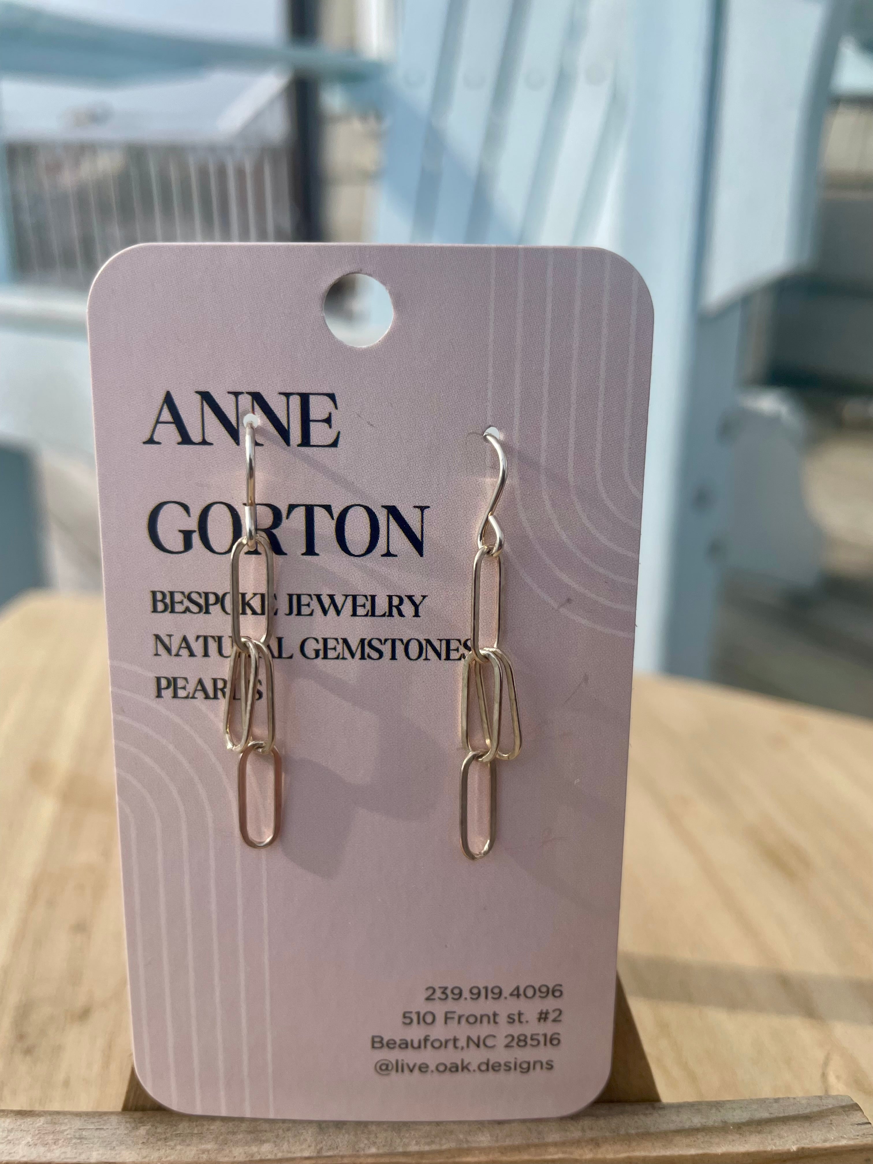 Linked Light — Silver Chain Drops