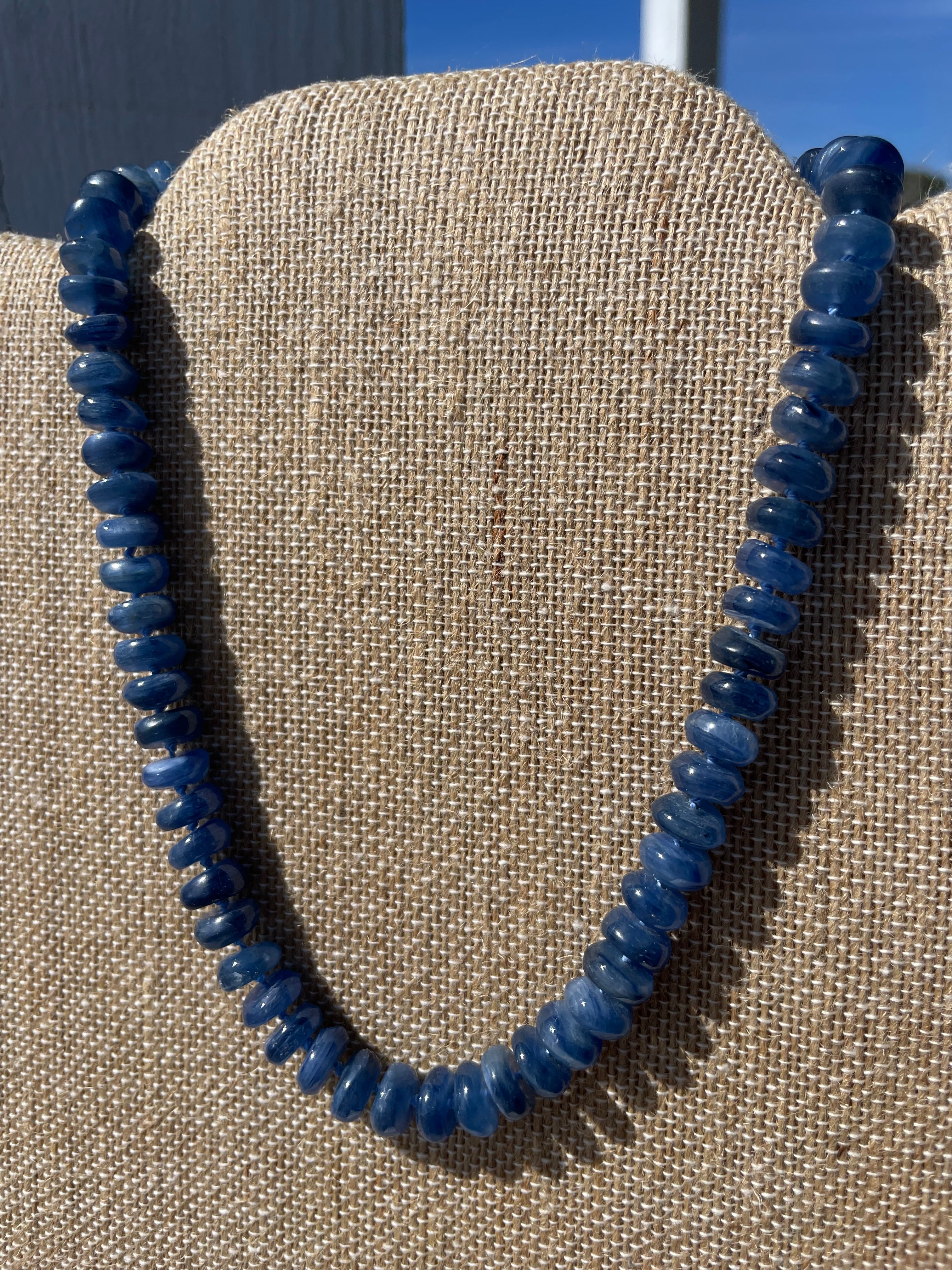 Deep Current
Kyanite Strand · 18 inches
