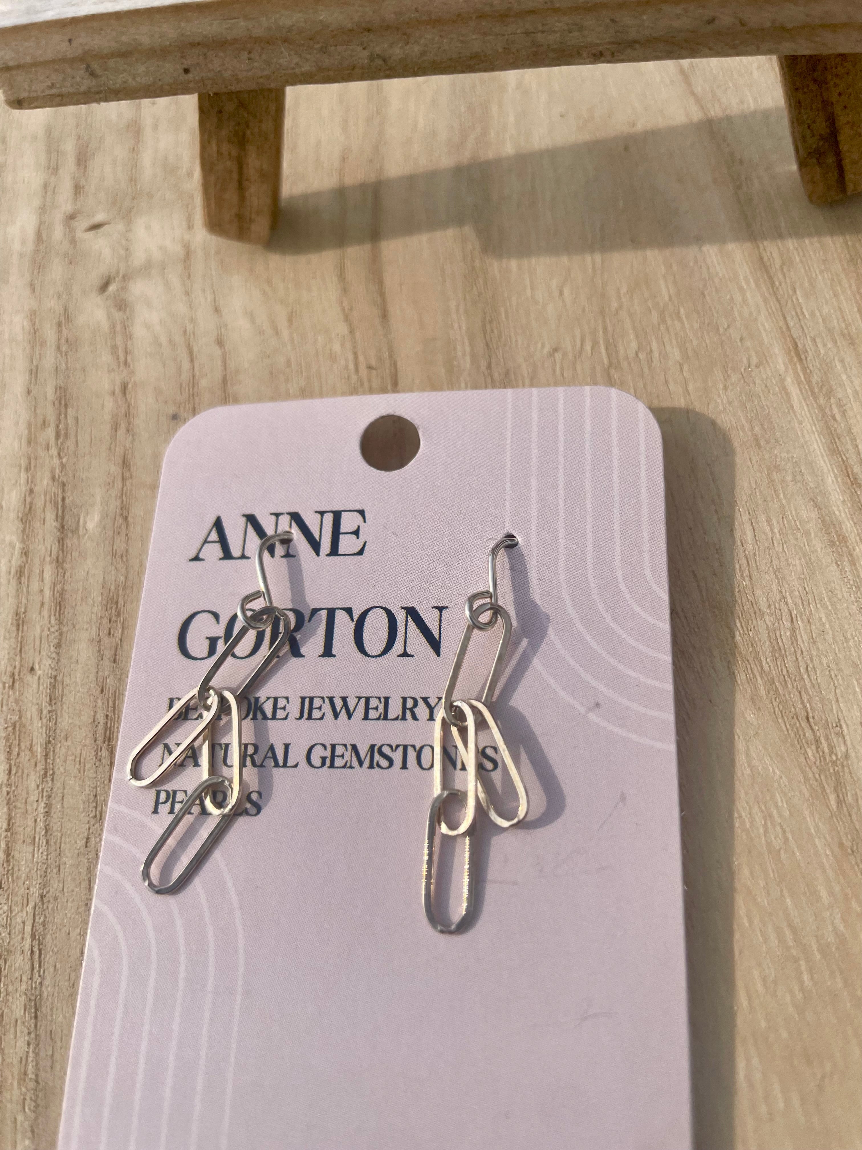 Linked Light — Silver Chain Drops