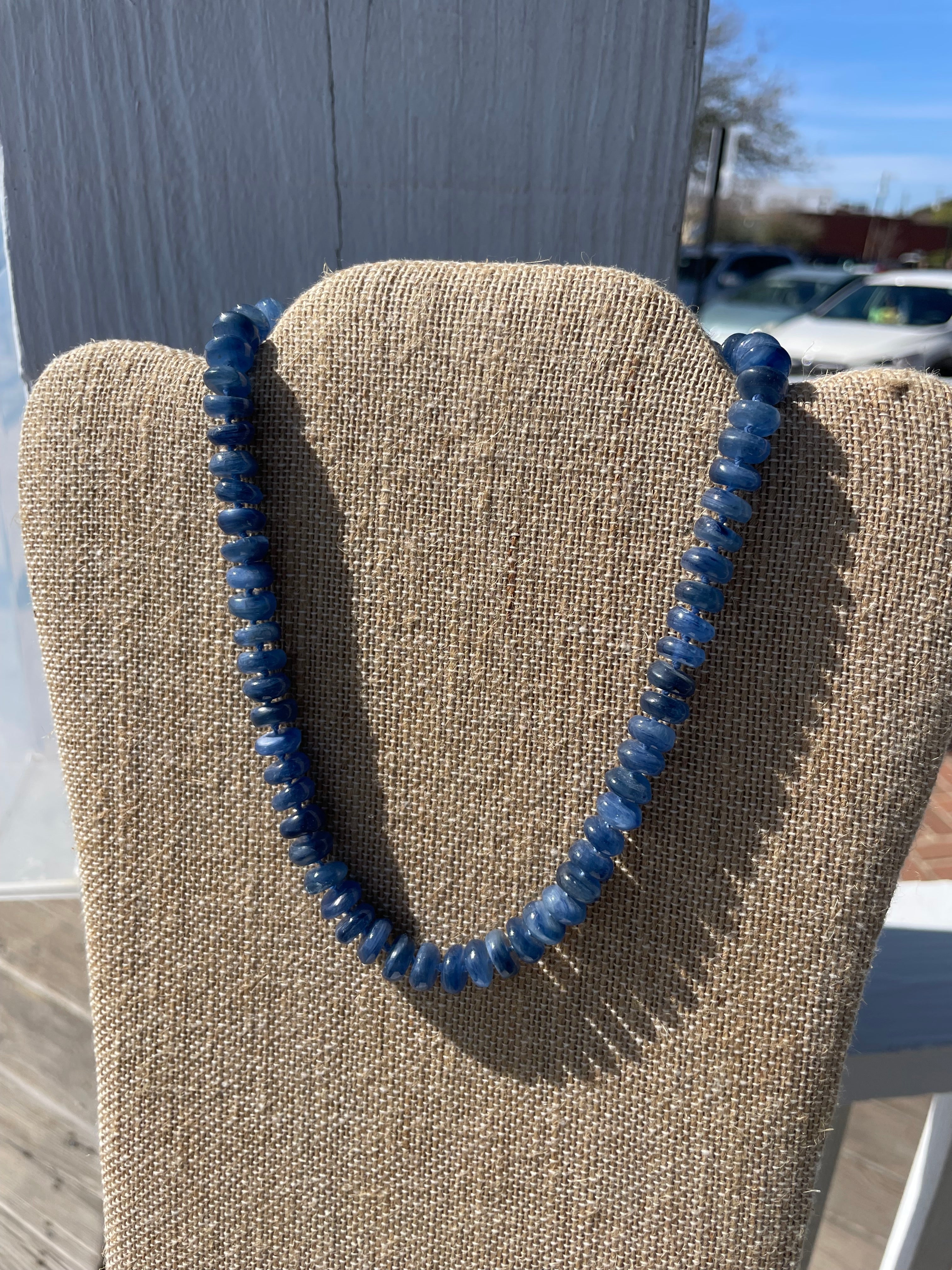 Deep Current
Kyanite Strand · 18 inches