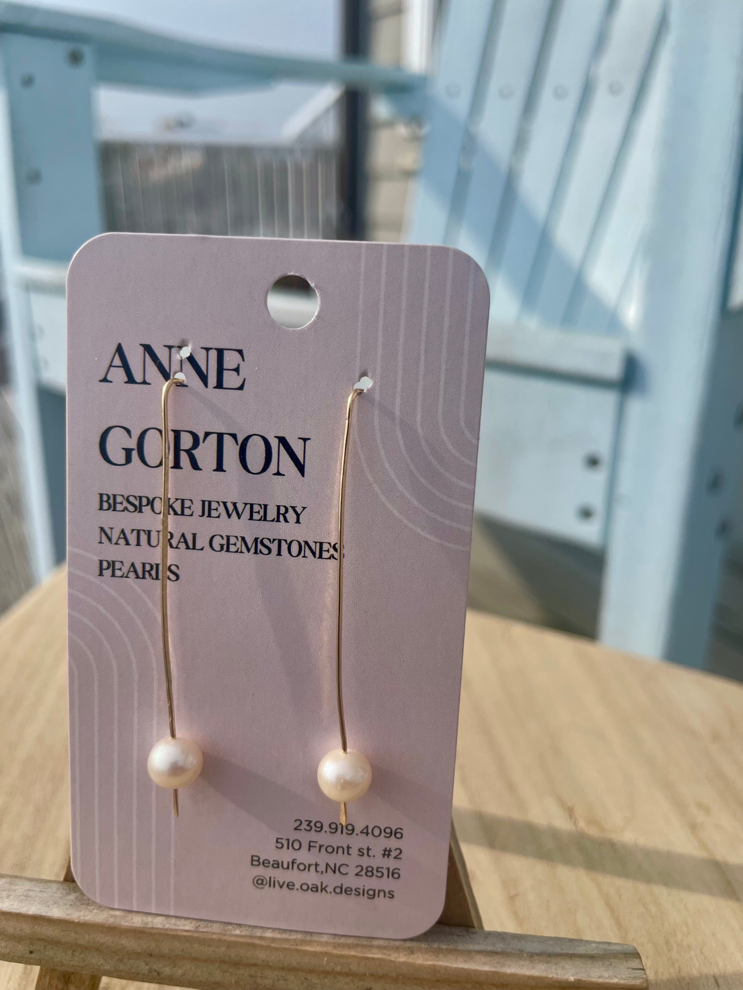 Tide Line
Akoya Pearl Threader Earrings, 2.5”