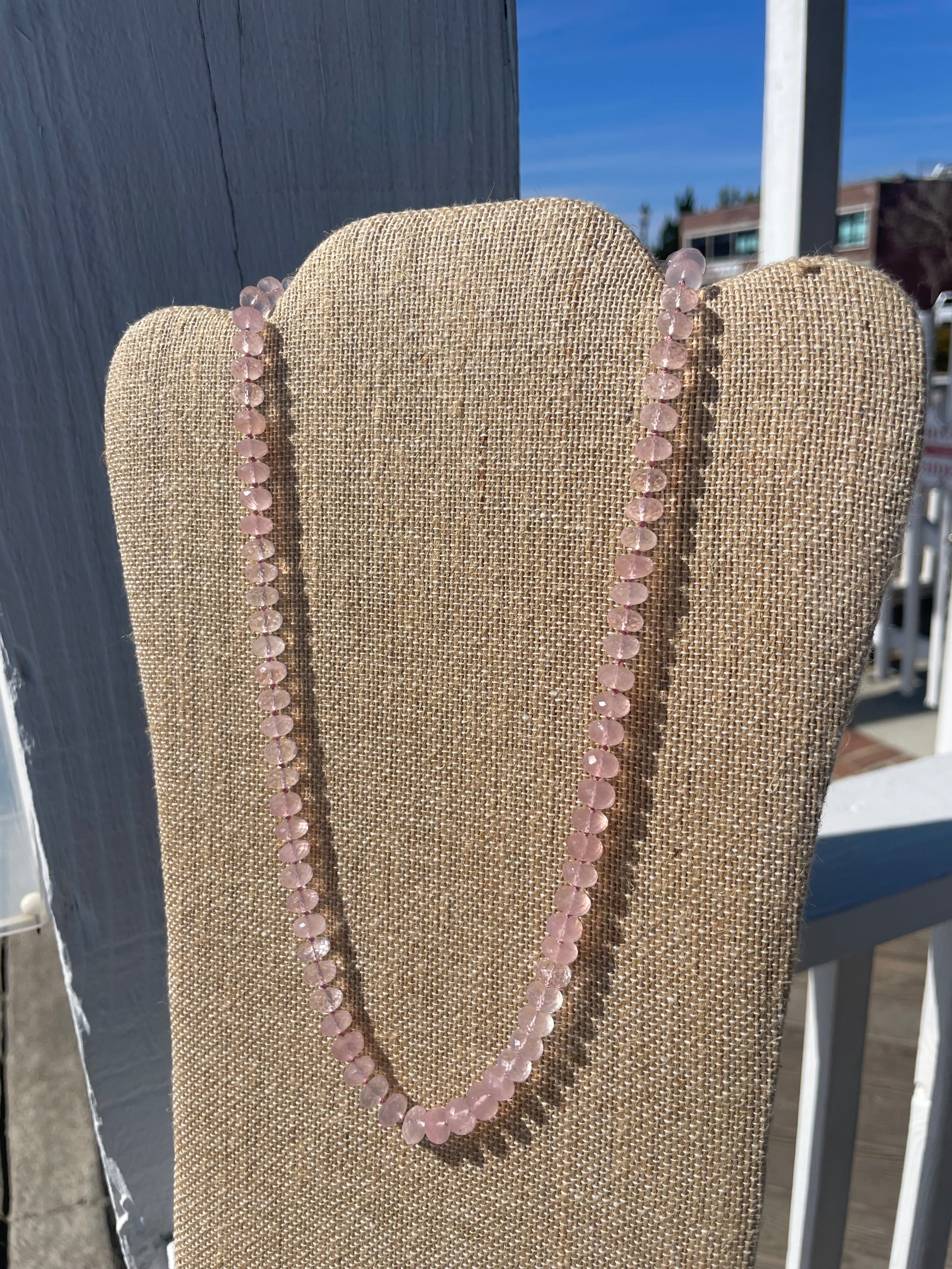 Blush Current

Rose Quartz Strand, 22”