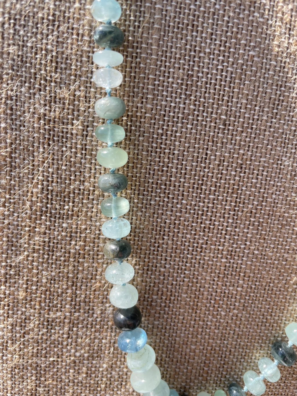 Tidal Moss
Aquamarine Gradient Necklace · 24”