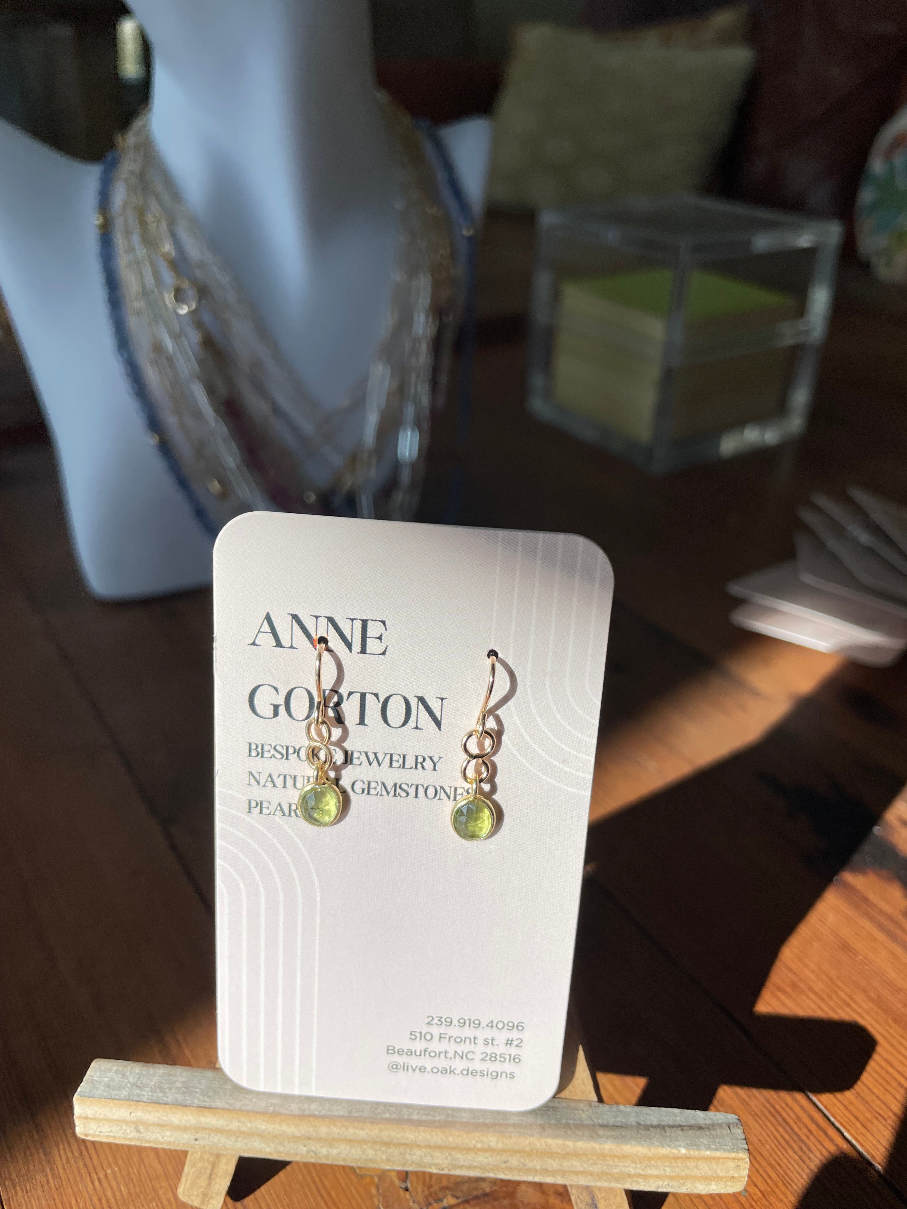 Green Light
Peridot Drop Earrings