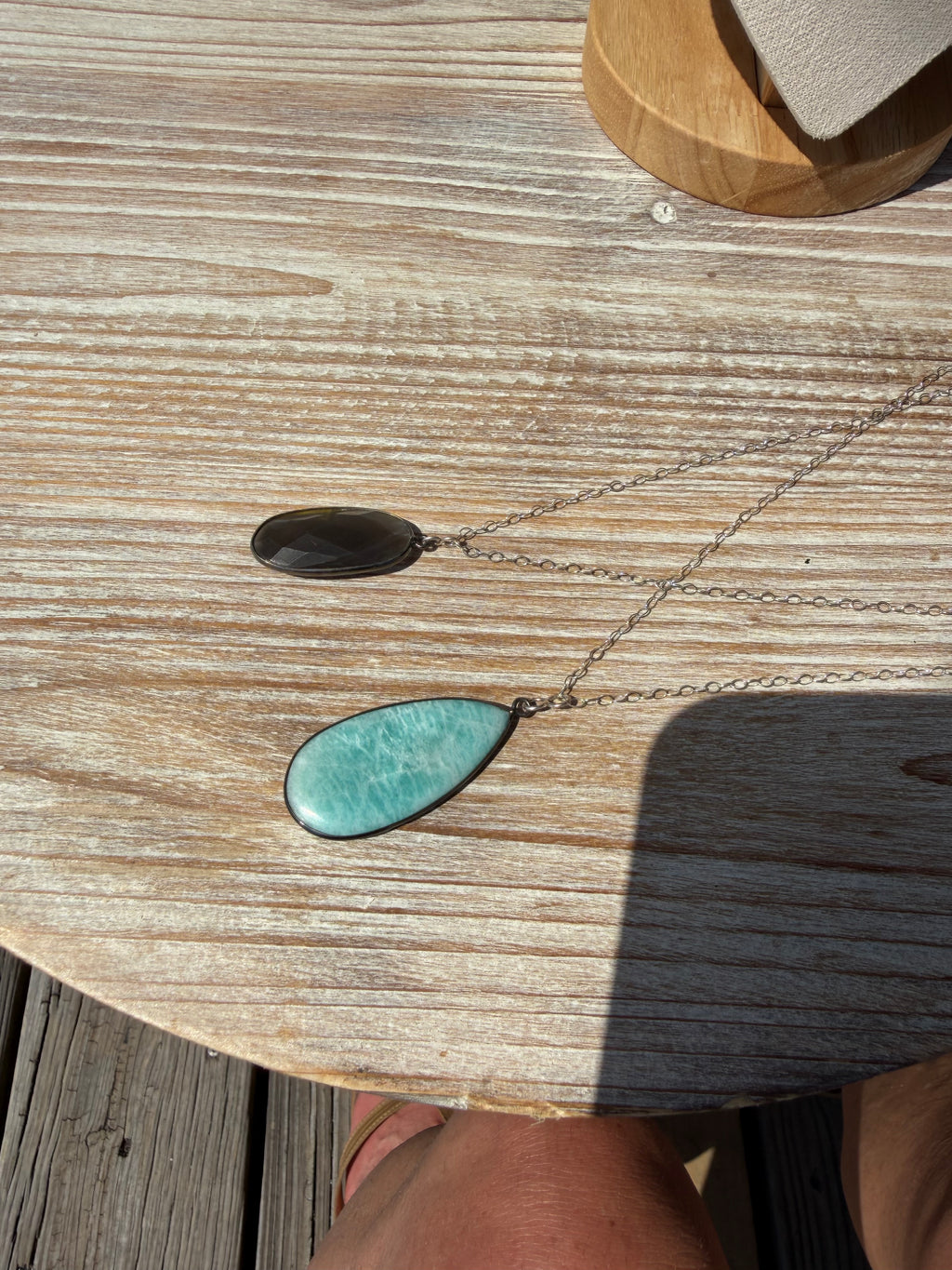 Shallow Water — Amazonite Pendant Necklace