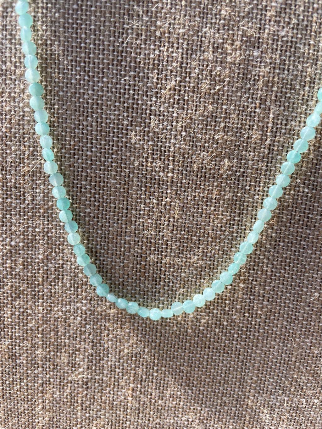 Sea Glass Strand
Amazonite Necklace · 18”