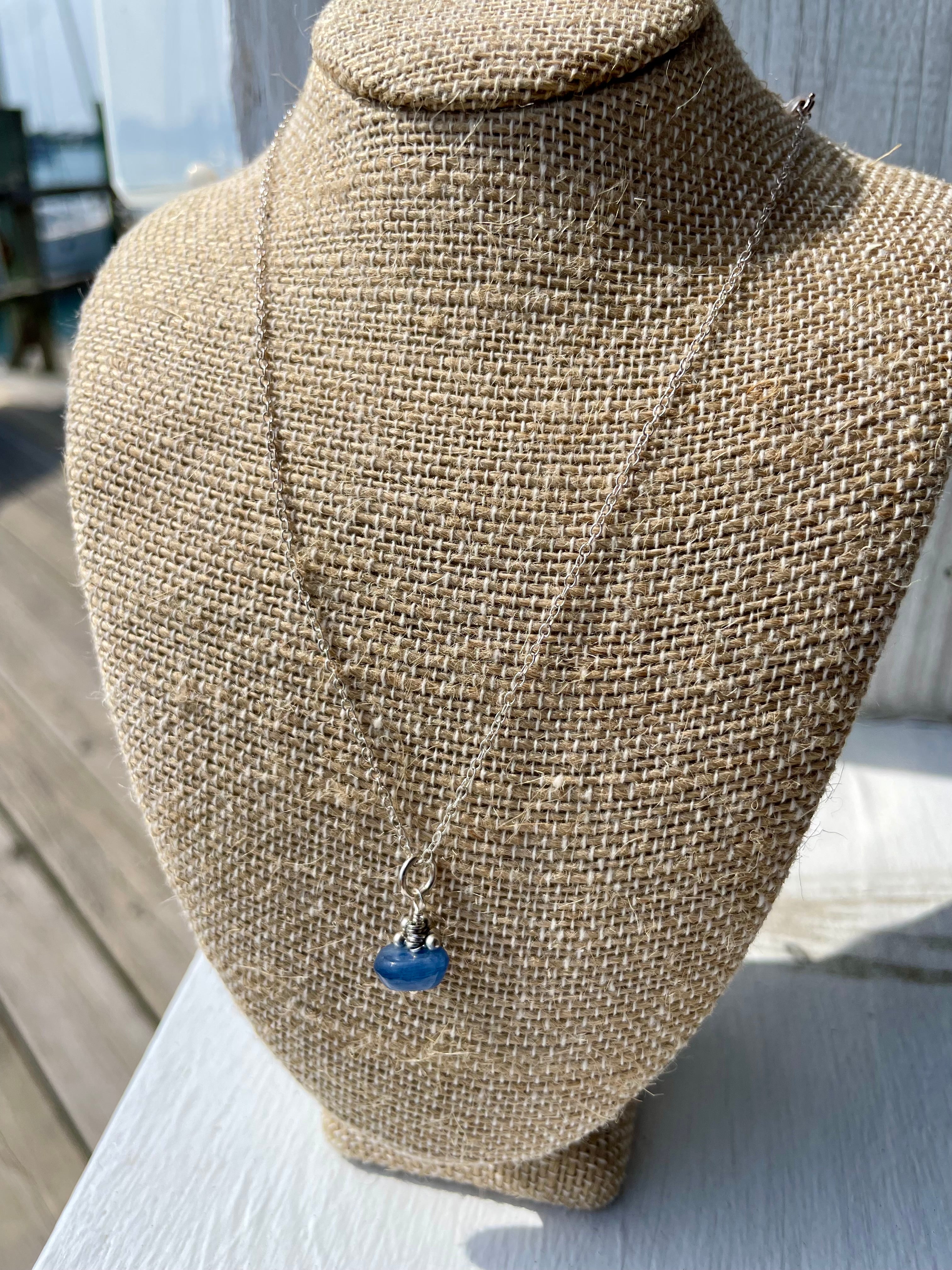 Blue Drift Necklace

A quiet note of blue